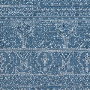Medinas Navy F981303 by Thibaut Fabric