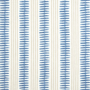 Indo Stripe Navy F981318 by Thibaut Fabric