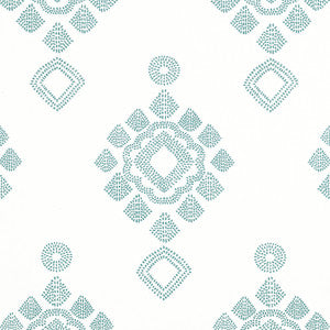 Province Medallion Seaglass F981320 by Thibaut Fabric