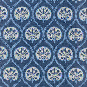 Kimberly Blue and White F985019 by Thibaut Fabric