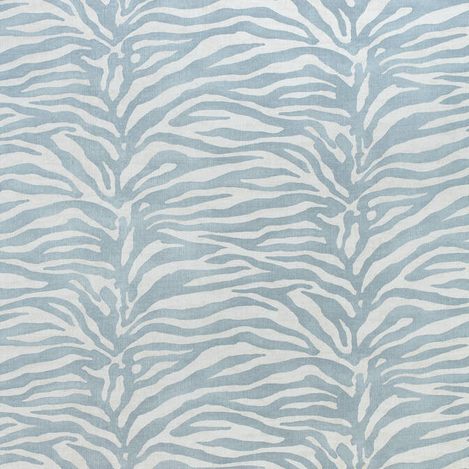 Serengeti Aqua F985026 by Thibaut Fabric Thibaut Fabric Serengeti Aqua F985026Fabric Greenwood Fabric Book 55% Linen, 45% Rayon U.S.A. </p><p>Repeat: V: 35.5 54 - Fabric Carolina -