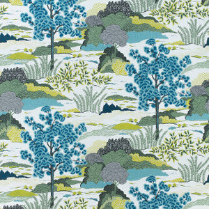 Daintree Bluemoon F985040 by Thibaut Fabric