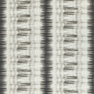 Ikat Stripe Charcoal F988701 by Thibaut Fabric