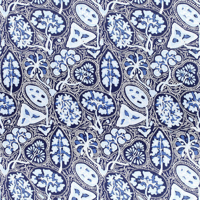 Cochin Navy F988714 by Thibaut Fabric Thibaut Fabric Cochin Navy F988714Fabric Trade Routes Fabric Book 100% Linen THAILAND </p><p>Repeat: V: 43 54 - Fabric Carolina -