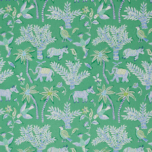 Goa Green F988721 by Thibaut Fabric