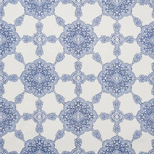 Medallion Paisley Navy F988729 by Thibaut Fabric