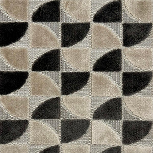 Pinwheel Charcoal by Europatex Fabric