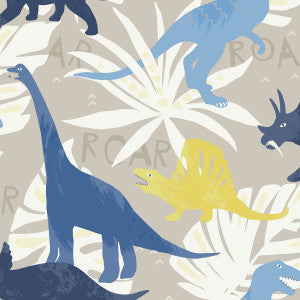 Pack Party Blue and Yellow by Seabrook Wallpaper