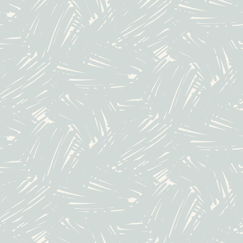 Turf Brushstroke Powder Blue and White by Seabrook Wallpaper Playdate Adventure United States 56.05 10.43" 20.5" - Fabric Carolina -