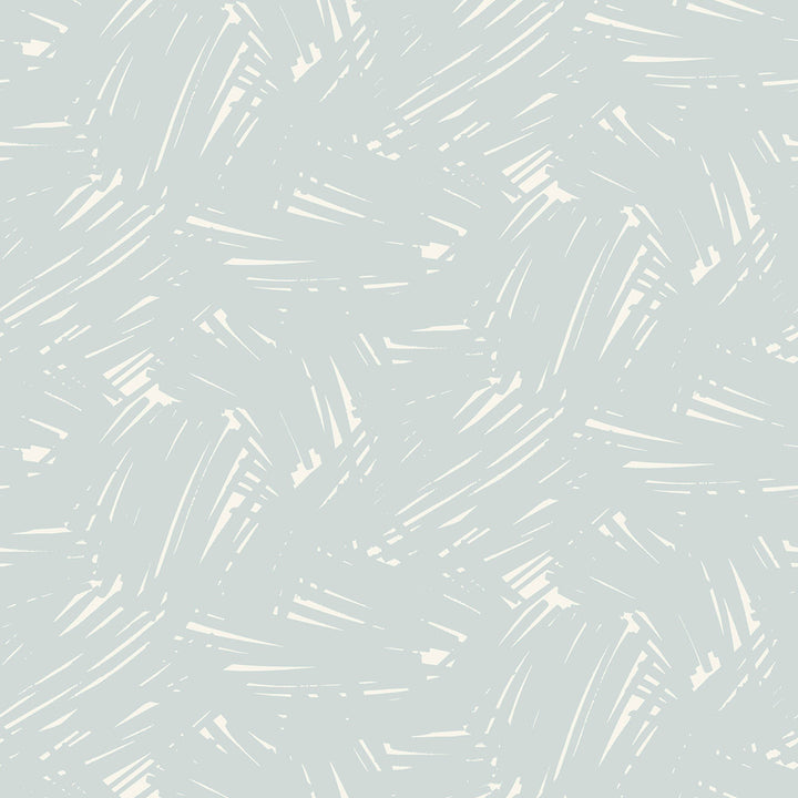 Turf Brushstroke Powder Blue and White by Seabrook Wallpaper Playdate Adventure United States 56.05 10.43" 20.5" - Fabric Carolina -