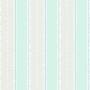 Glitter Frills Stripe Sky Blue and Teal by Seabrook Wallpaper