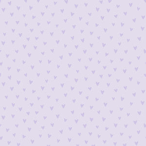Sparkle Heart Lilac Glitter by Seabrook Wallpaper