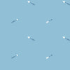 Hearts and Darts Sky Blue and White FA42312 by Seabrook Designs Wallpaper