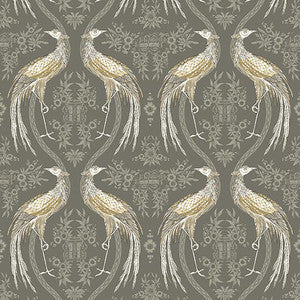 Fabled Crane 5W7481 by JF Blendworth Fabric