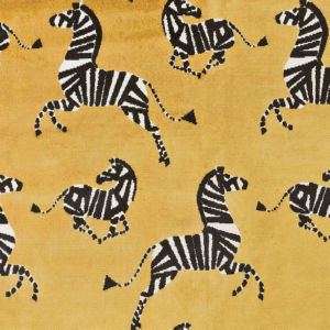 Fable Saffron by Norbar Designer Fabric HEIRLOOM 80% VISCOSE 20% POLYESTER INDIA 20"V 13 1/2"H 54 - Swanky Fabrics -