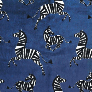 Fable Sapphire by Norbar Fabric HEIRLOOM 80% VISCOSE 20% POLYESTER INDIA 20"V 13 1/2"H 54 - Fabric Carolina -