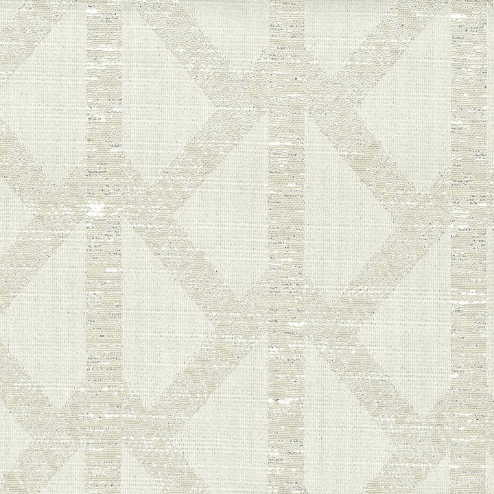 Fabulous 2 Platinum by Stout Fabric COLOR MY WINDOW SILVER/SMOKE 44%POL 28%SVI 28%COT INDIA Horizontal: 4.75 and Vertical: 2.75 55 in - Fabric Carolina -