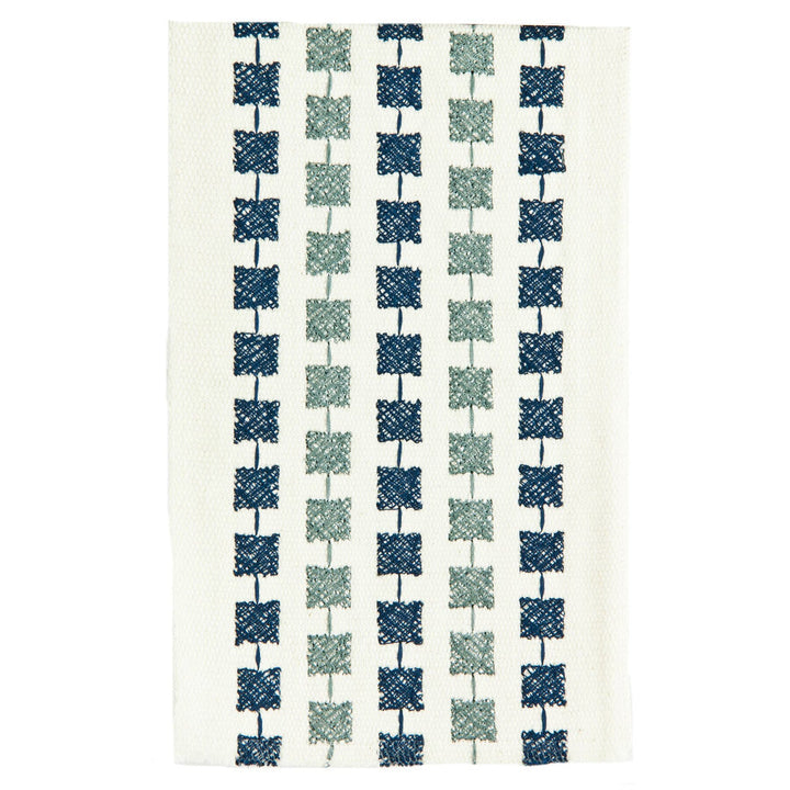 Facets 4 Navy by Stout Designer Trim ILLUMINATION TRIM 100%COT 100%SVT INDIA Horizontal: 0.250 and Vertical: 0.000 4 in - Swanky Fabrics -