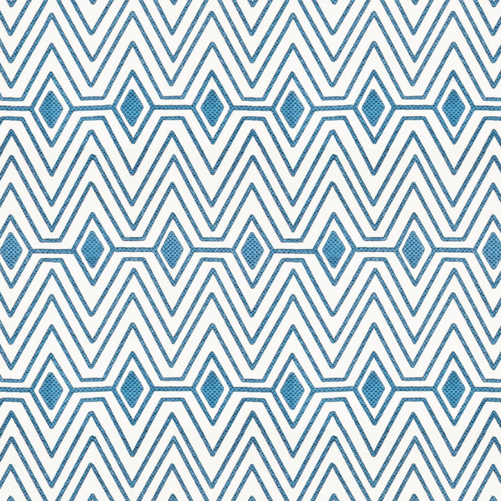 Facia 1 Denim by Stout Fabric RAINBOW LIBRARY LAKE/INDIGO 100%COT %REMB INDIA Horizontal: 3.875 and Vertical: 14.875 51 in - Fabric Carolina -
