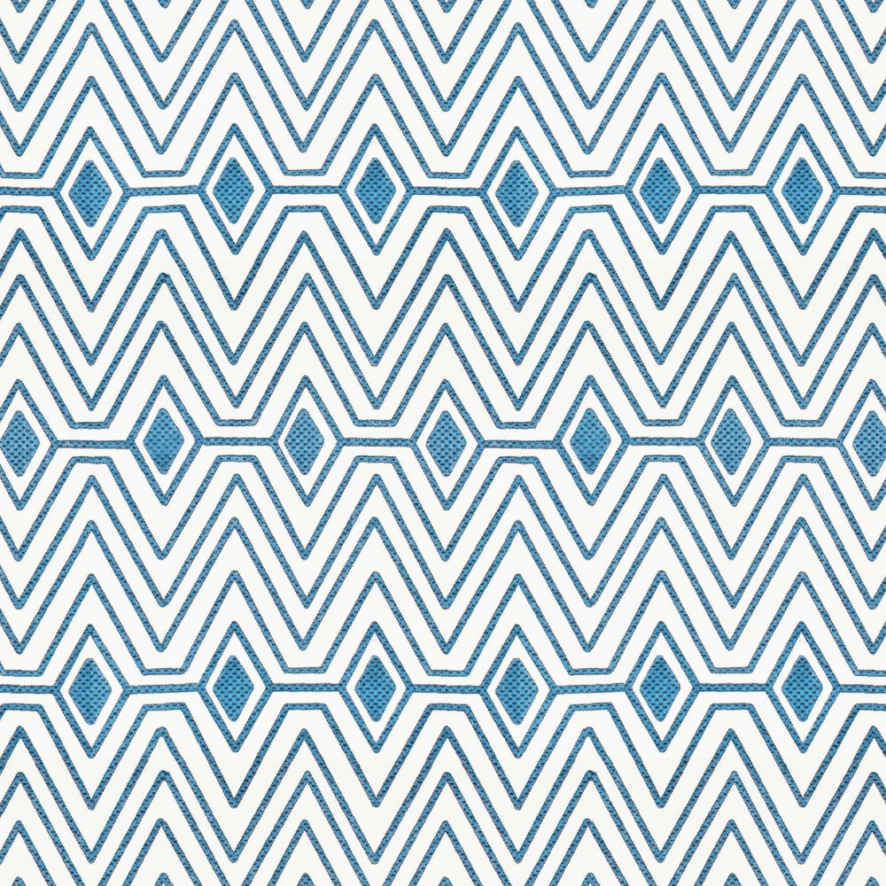 Facia 1 Denim by Stout Fabric RAINBOW LIBRARY LAKE/INDIGO 100%COT %REMB INDIA Horizontal: 3.875 and Vertical: 14.875 51 in - Fabric Carolina -
