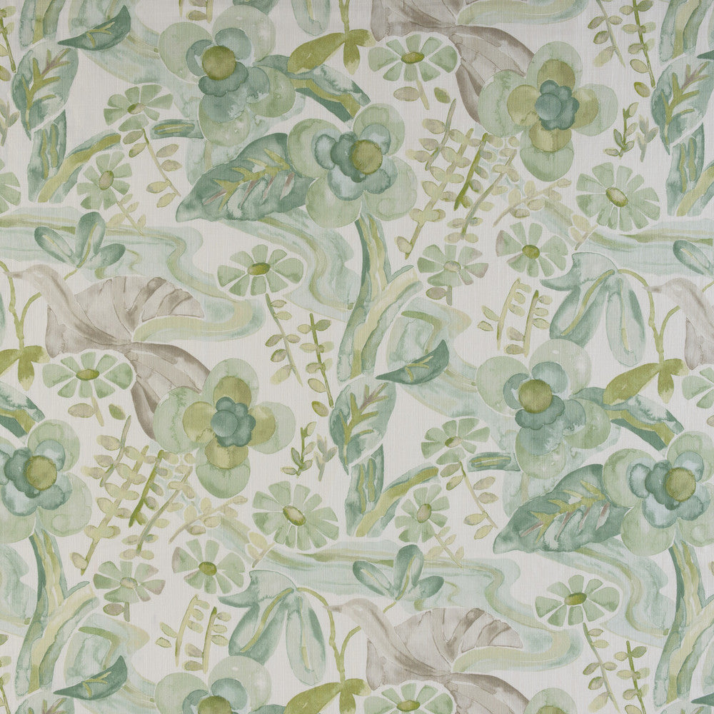 Faerie Watercress by Kravet Design Fabric BARBARA BARRY HOME MIDSUMMER COTTON - 97%;LINEN - 3% Pakistan HEAVY Horizontal: 26 and Vertical: 26 54 - Fabric Carolina -