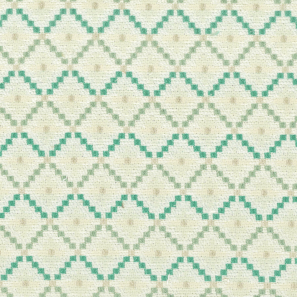 Fairview 2 Caribbean by Stout Fabric Comfortable Living Turquoise/Lagoon 59% Spun Viscose 31% Polyester 10% Cotton USA WYZENBEEK 30 000 DOUBLE RUB WEAR TEST (HEAVY DUTY) Horizontal: 1.25 and Vertical: 1.375 54 in - Fabric Carolina -