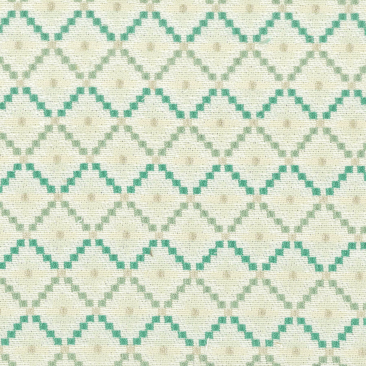 Fairview 2 Caribbean by Stout Fabric COMFORTABLE LIVING TURQUOISE/LAGOON 59%SVI 31%POL 10%COT USA WYZENBEEK 30 000 DOUBLE RUB WEAR TEST (HEAVY DUTY) Horizontal: 1.25 and Vertical: 1.375 54 in - Fabric Carolina -