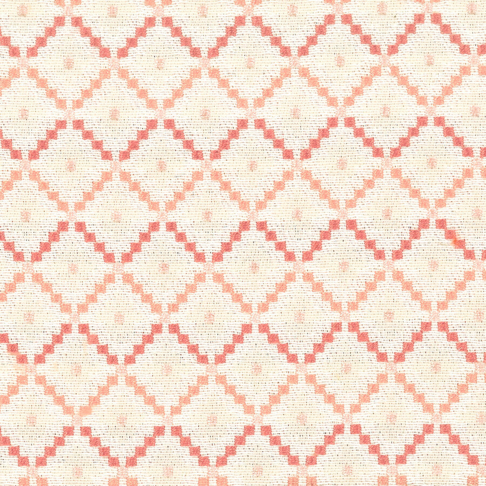 Fairview 5 Coral by Stout Fabric COMFORTABLE LIVING CORAL/SHRIMP 59%SVI 31%POL 10%COT USA WYZENBEEK 30 000 DOUBLE RUB WEAR TEST (HEAVY DUTY) Horizontal: 1.25 and Vertical: 1.375 54 in - Fabric Carolina -