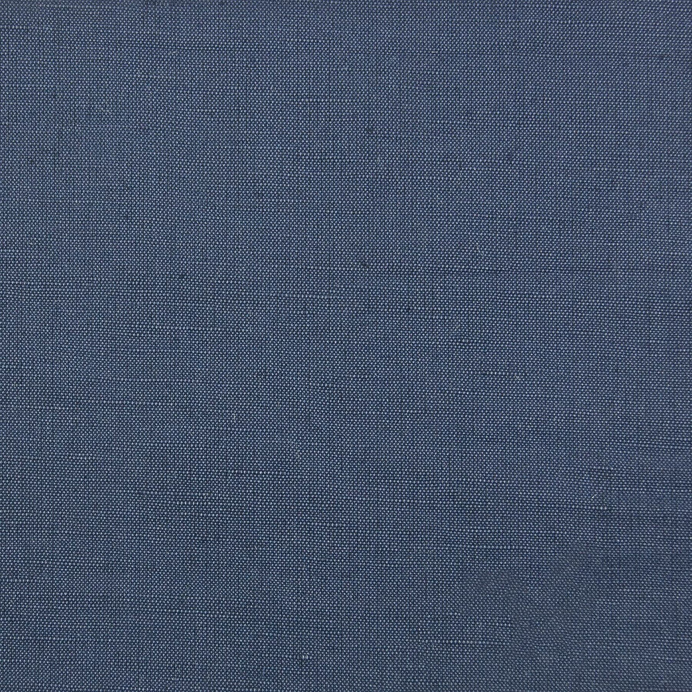 Falmouth 1 Indigo by Stout Fabric COLOR MY WINDOW CADET/SEAFOAM 60%LIN 40%COT INDIA Horizontal: 0 and Vertical: 0 54 in - Fabric Carolina -