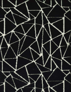 Family Black by Norbar Designer Fabric HEIRLOOM 88% VISCOSE 12% POLYESTER INDIA 7 1/2"V 7"H 57 - Swanky Fabrics -