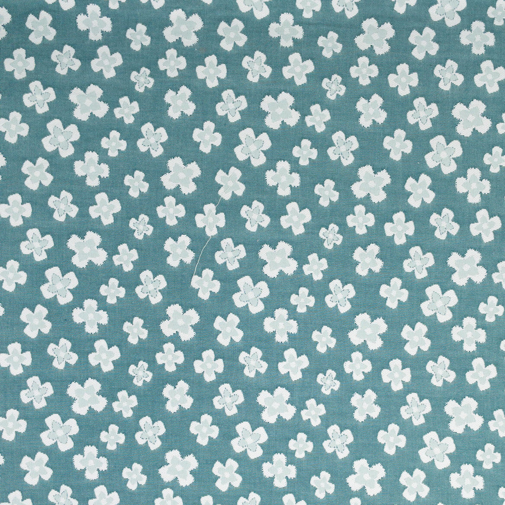 Fanciful 3 Peacock by Stout Fabric RAINBOW LIBRARY GLACIER/LAGOON 100%COT INDIA Horizontal: 13.750 and Vertical: 11.125 54 in - Fabric Carolina -