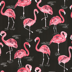 Fantasy Black by Norbar Designer Fabric SUNRISE 100% SPUN POLYESTER TAIWAN 25"V 25 3/8"H 54 - Swanky Fabrics -