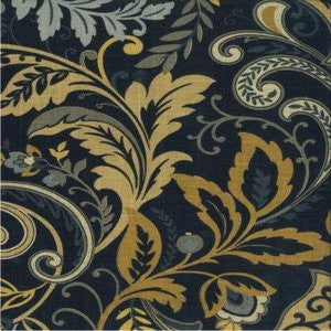Faraday Night by Norbar Fabric See Sample 55% LINEN 45% RAYON CHINA - </p><p>Repeat: Horizontal: 13.50" and Vertical: - 54" - Fabric Carolina -