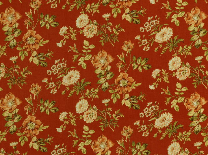 Farrell Crimson 353 by Covington Fabric 100% COTTON VAR 30000 Horizontal: 13.5 and Vertical: 12.625 55 - Fabric Carolina -