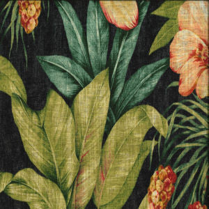 Farvis Onyx 99 by Norbar Fabric PRISM HOLIDAY 55% LINEN 45% VISCOSE KOREA 12,000 WYZENBEEK 24 3/4"V - 27 1/4"H 56 - Fabric Carolina -