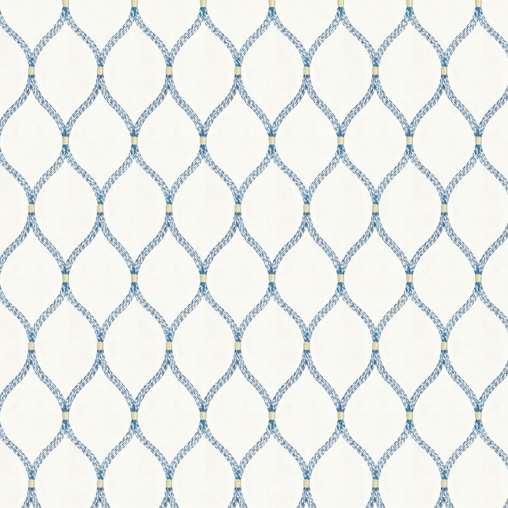 Fathom 2 Bluebird by Stout Fabric COLOR MY WINDOW BLUE/NAVY 80%SVI 20%POL %REMB INDIA Horizontal: 3.75 and Vertical: 7.5 51 in - Fabric Carolina -