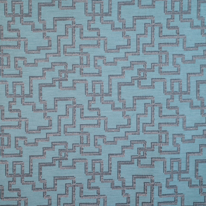 Faulkner 5 Lagoon by Marcus William Fabric KAI/MARCUS WILLIAM TANNER 85%POL 15%SVI INDIA Horizontal: 13.125 and Vertical: 11.125 53 in - Fabric Carolina -