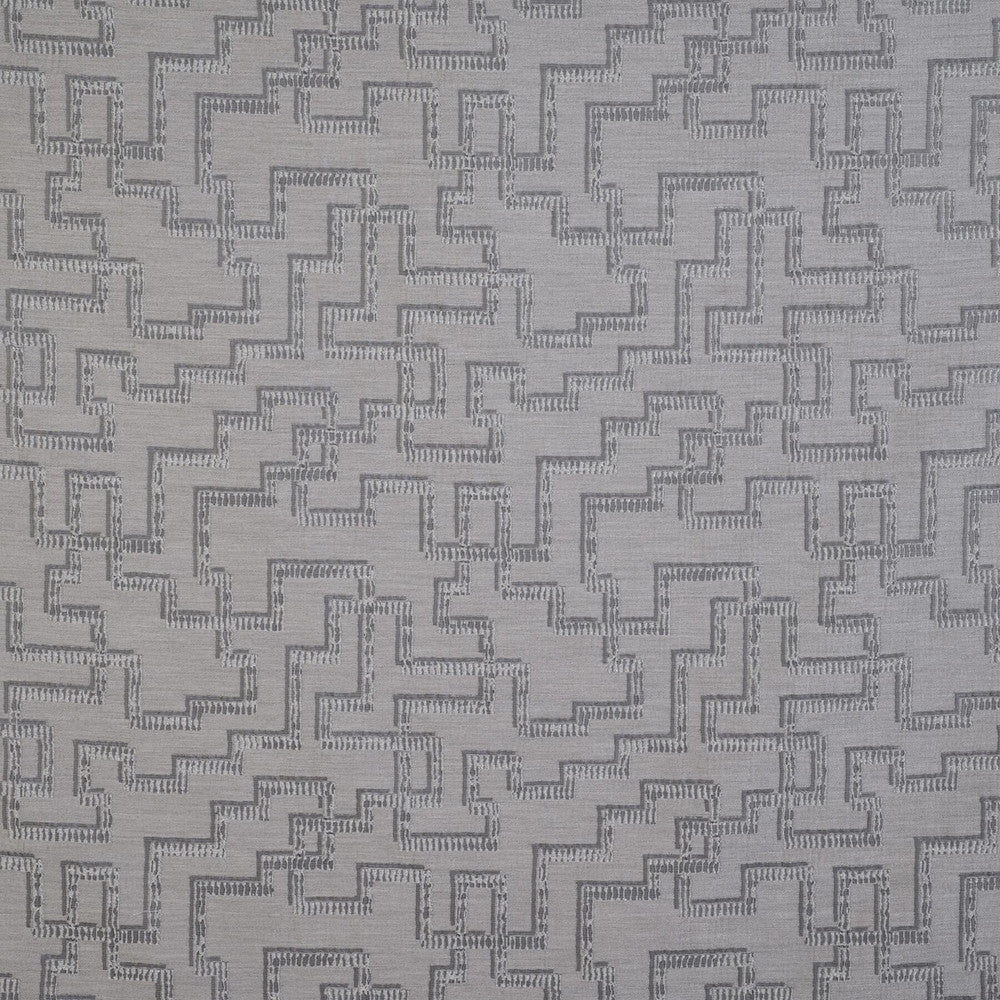 Faulkner 6 Grey by Marcus William Fabric KAI/MARCUS WILLIAM TANNER 85%POL 15%SVI INDIA Horizontal: 13.125 and Vertical: 11.125 53 in - Fabric Carolina -