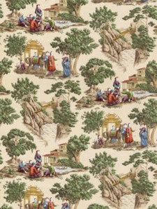 Scalamandre Fabric Mandarin Toile Document