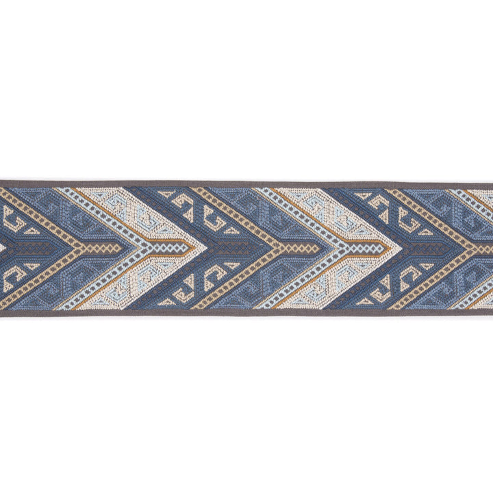Fortrose Indigo by Mulberry Trim Mulberry Trim Fortrose IndigoTrim MODERN COUNTRY SPUN POLYESTER - 64%;COTTON - 36% India </p><p>Repeat: H: 4.52312, V: 7.683 4.52312 - Fabric Carolina -