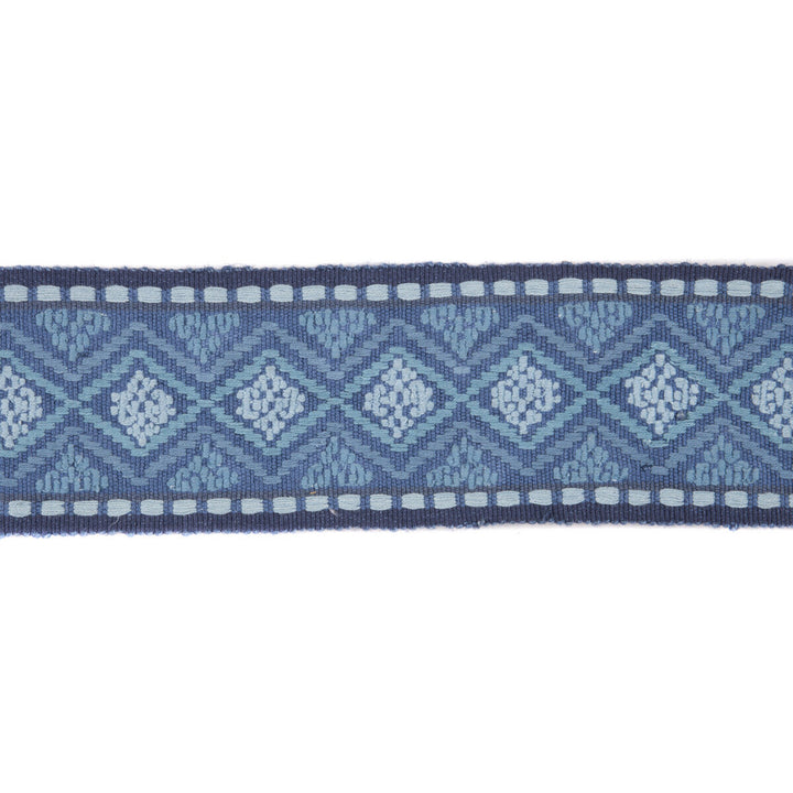 Kingscote Indigo by Mulberry Trim MODERN COUNTRY COTTON - 80%;JUTE - 20% India - Horizontal: 4.00304 and Vertical: 2.10002 4.00304 - Fabric Carolina -
