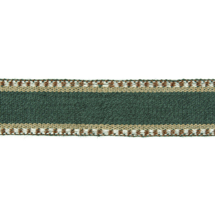 Irvine Green by Mulberry Designer Trim MODERN COUNTRY JUTE - 60%;COTTON - 40% India Horizontal: 1.70208 and Vertical: 0 1.70208 - Swanky Fabrics -