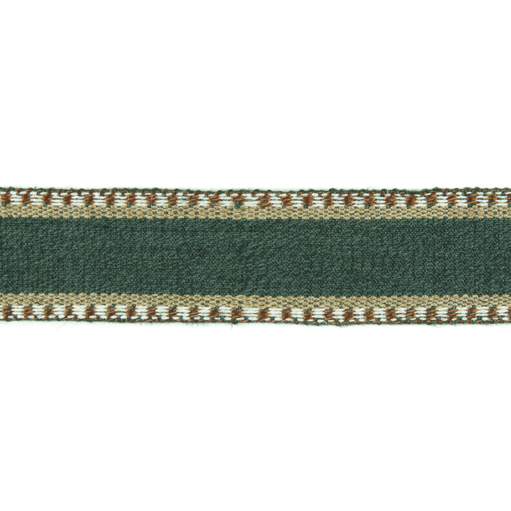 Irvine Green by Mulberry Trim MODERN COUNTRY JUTE - 60%;COTTON - 40% India - Horizontal: 1.70208 and Vertical: 0 1.70208 - Fabric Carolina -