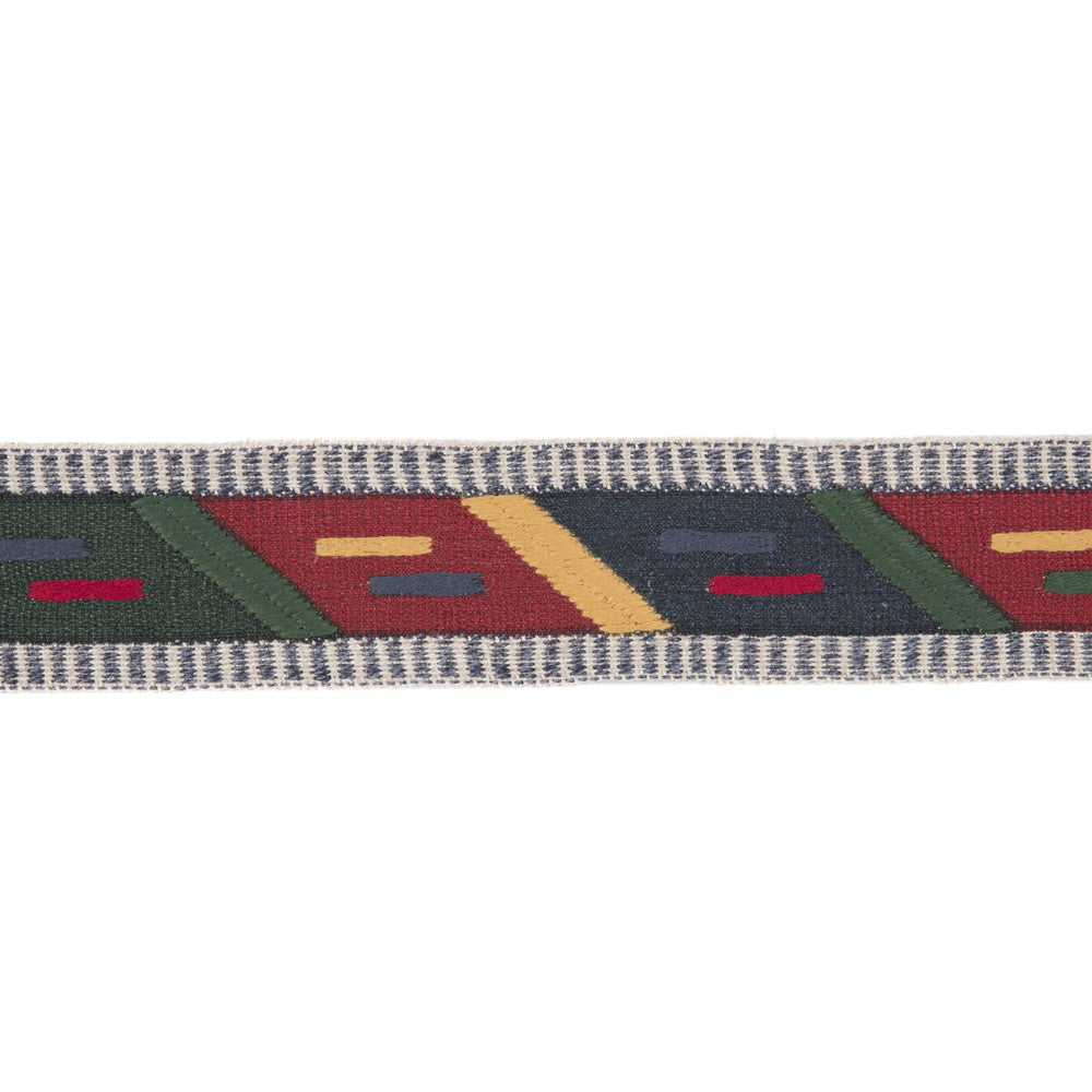Portree Green by Mulberry Trim MODERN COUNTRY JUTE - 55%;COTTON - 35%;POLYESTER - 10% India - Horizontal: 2.70284 and Vertical: 15.51178 2.6792 - Fabric Carolina -