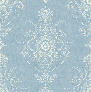 Colette Cameo Bleu Bisque by Seabrook Wallpaper