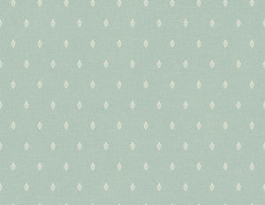 Petite Feuille Sprig Minty Meadow by Seabrook Wallpaper