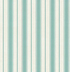 Eliott Linen Stripe Minty Meadow by Seabrook Wallpaper