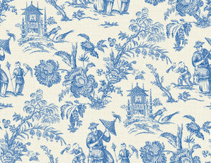 Colette Chinoiserie Denim Wash by Seabrook Wallpaper