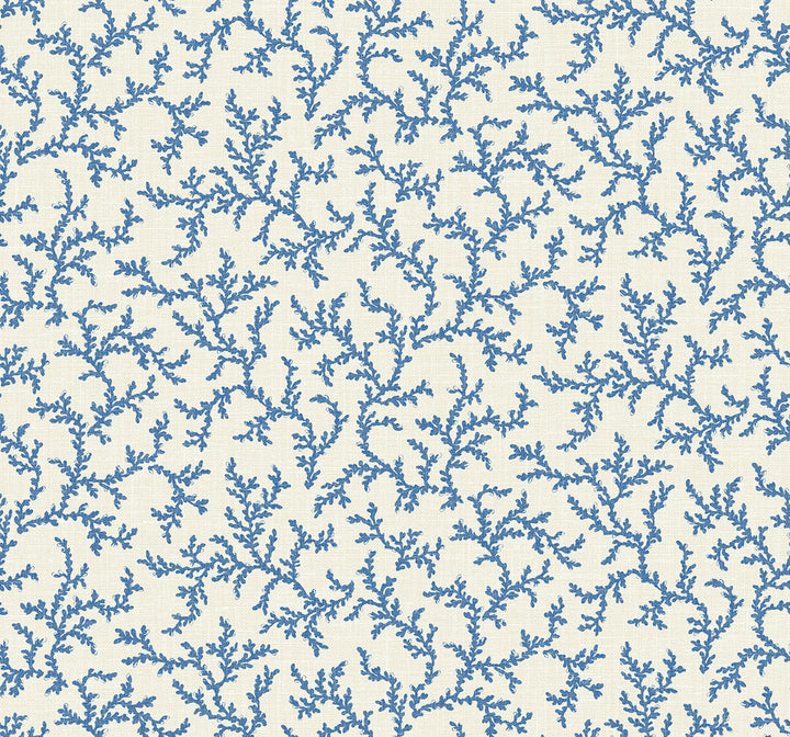 Corail Denim Wash by Seabrook Wallpaper French Country United States 60.75 12.6" 27" - Fabric Carolina -