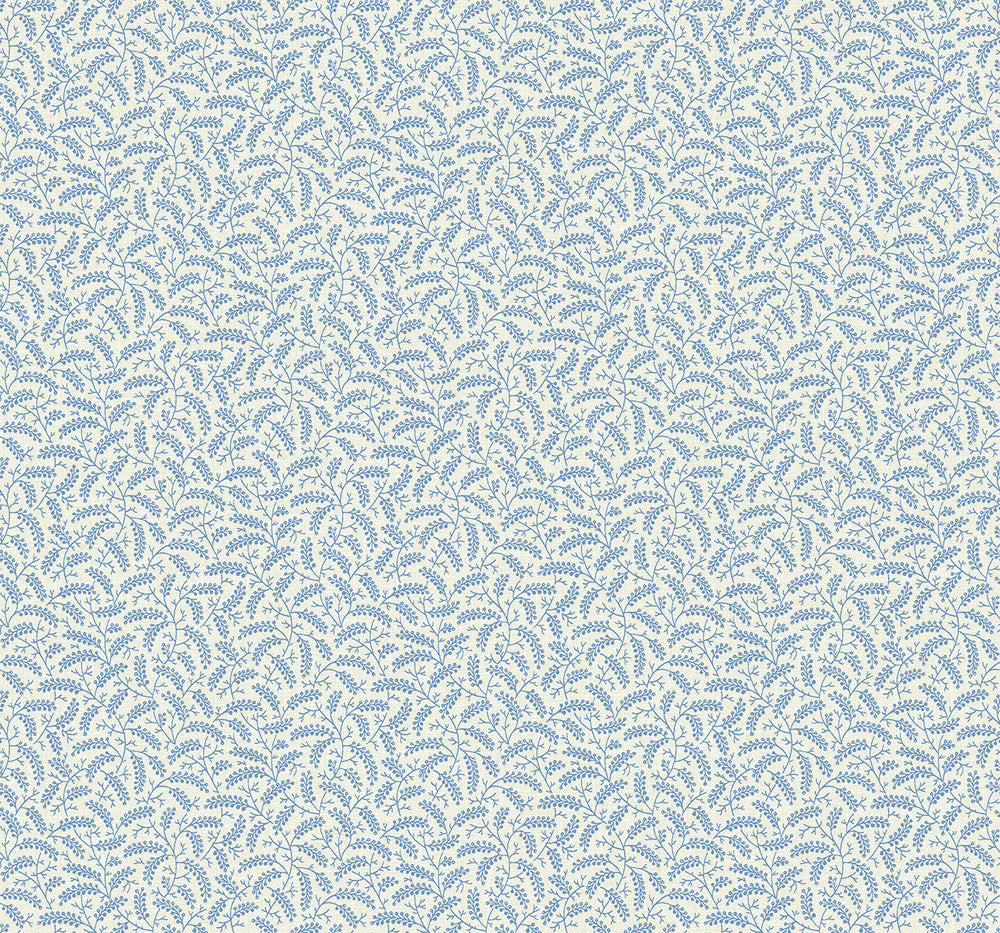 Cossette Bleu Bisque by Seabrook Wallpaper French Country United States 60.75 12.6" 27" - Fabric Carolina -